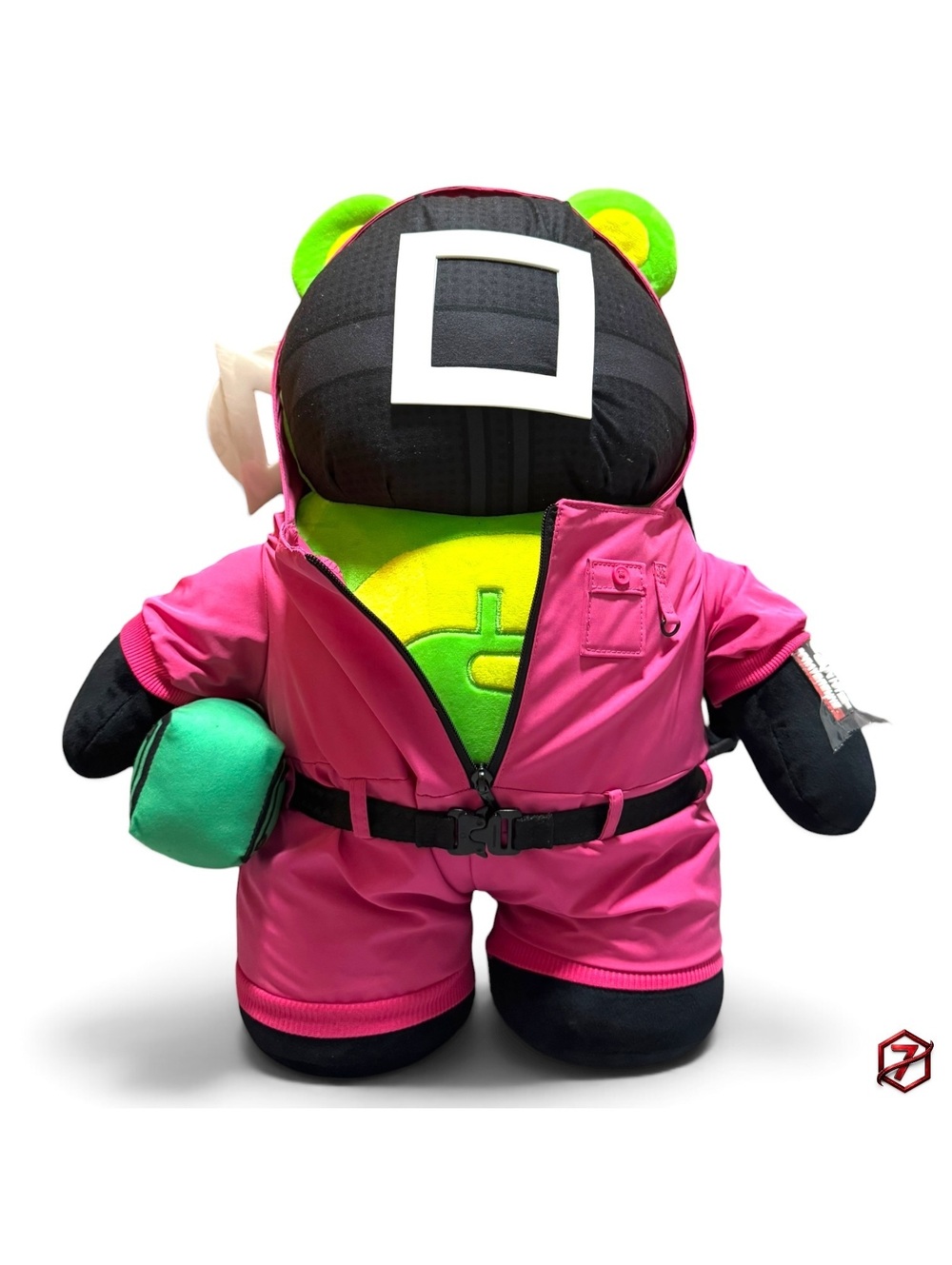 Sprayground Squid Game Pink Soldier Bear Backpack NWT Complete